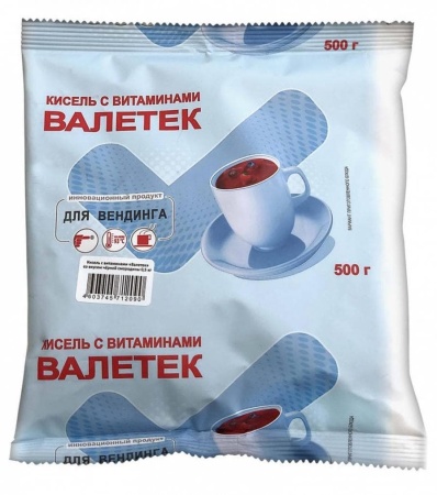 Концентрат киселя с витаминами и кальцием  (0,5 кг) черная смородина