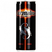 Безалкогольный газированный напиток "Adrenaline Rush" 0,25л.