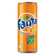 Безалкогольный газированный напиток Fanta 0,33л. 