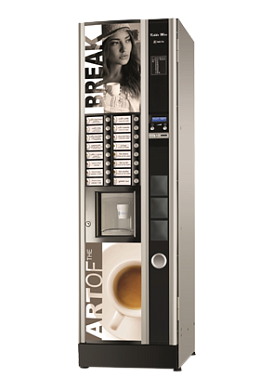 SR0548 Торговый автомат Kikko Max ES6E-R/RUSQ 12 OZ DRY SUGAR (кофейный) To Go